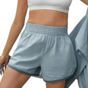 Everlane Retro Short bundle: white and blue contrast | Size XS